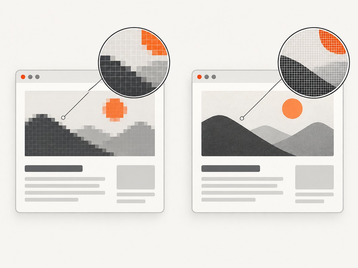 CSS scale maps one output pixel to each CSS pixel; device scale maps output pixels to device pixels.