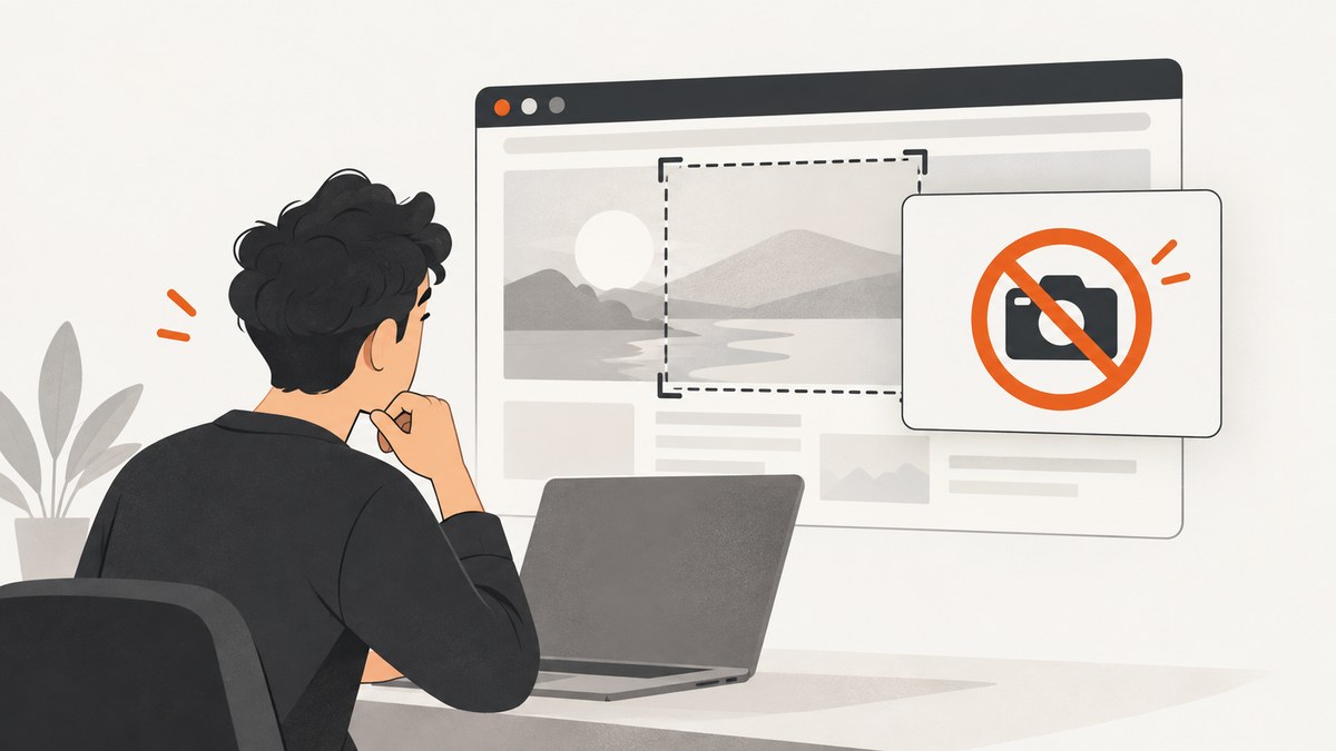 How to Fix the "Can't Take a Screenshot of This Page" Error