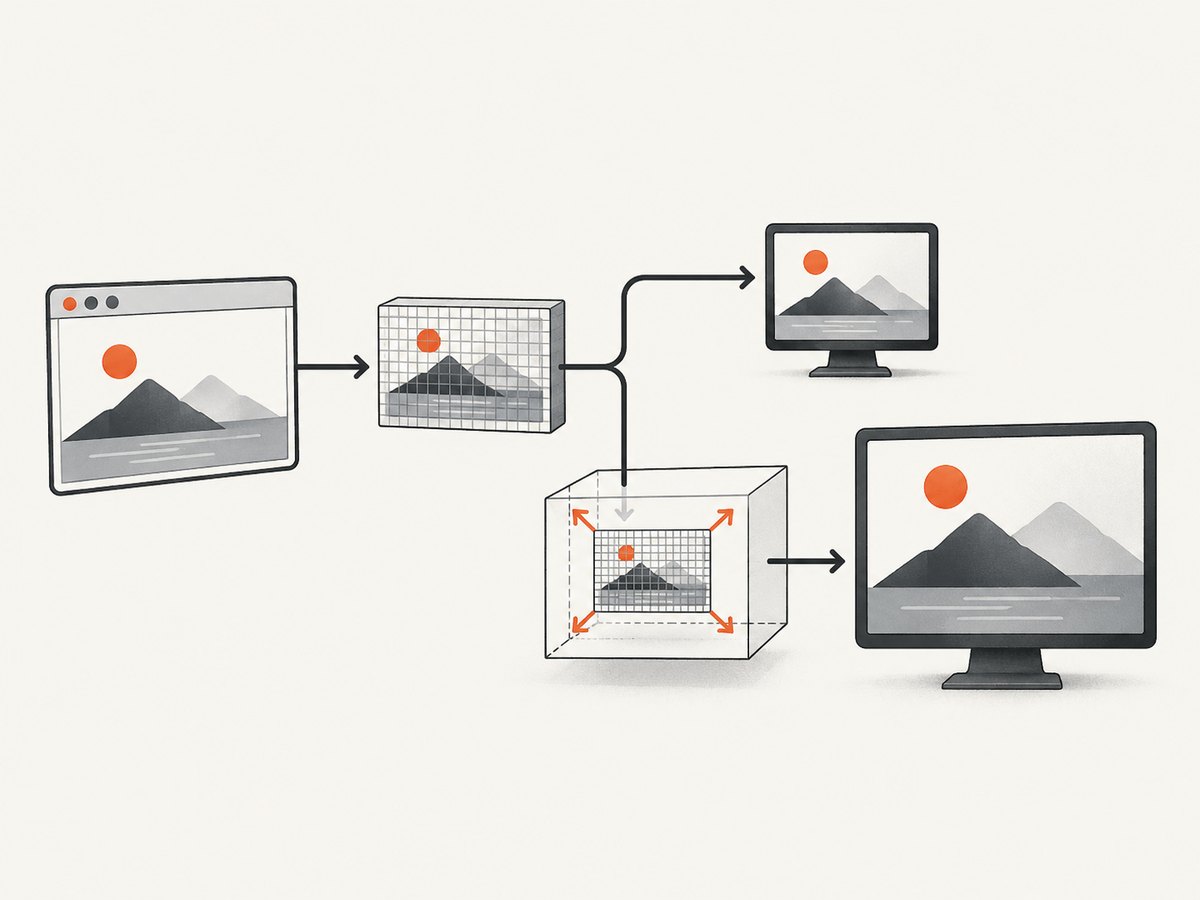 A direct WPF layout avoids an unnecessary frame scaling step.