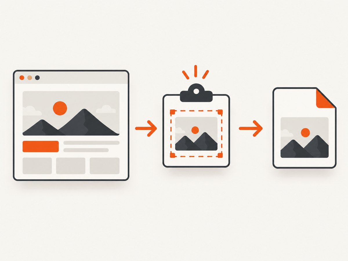 A screenshot can be captured successfully yet remain in the clipboard until you paste or save it.