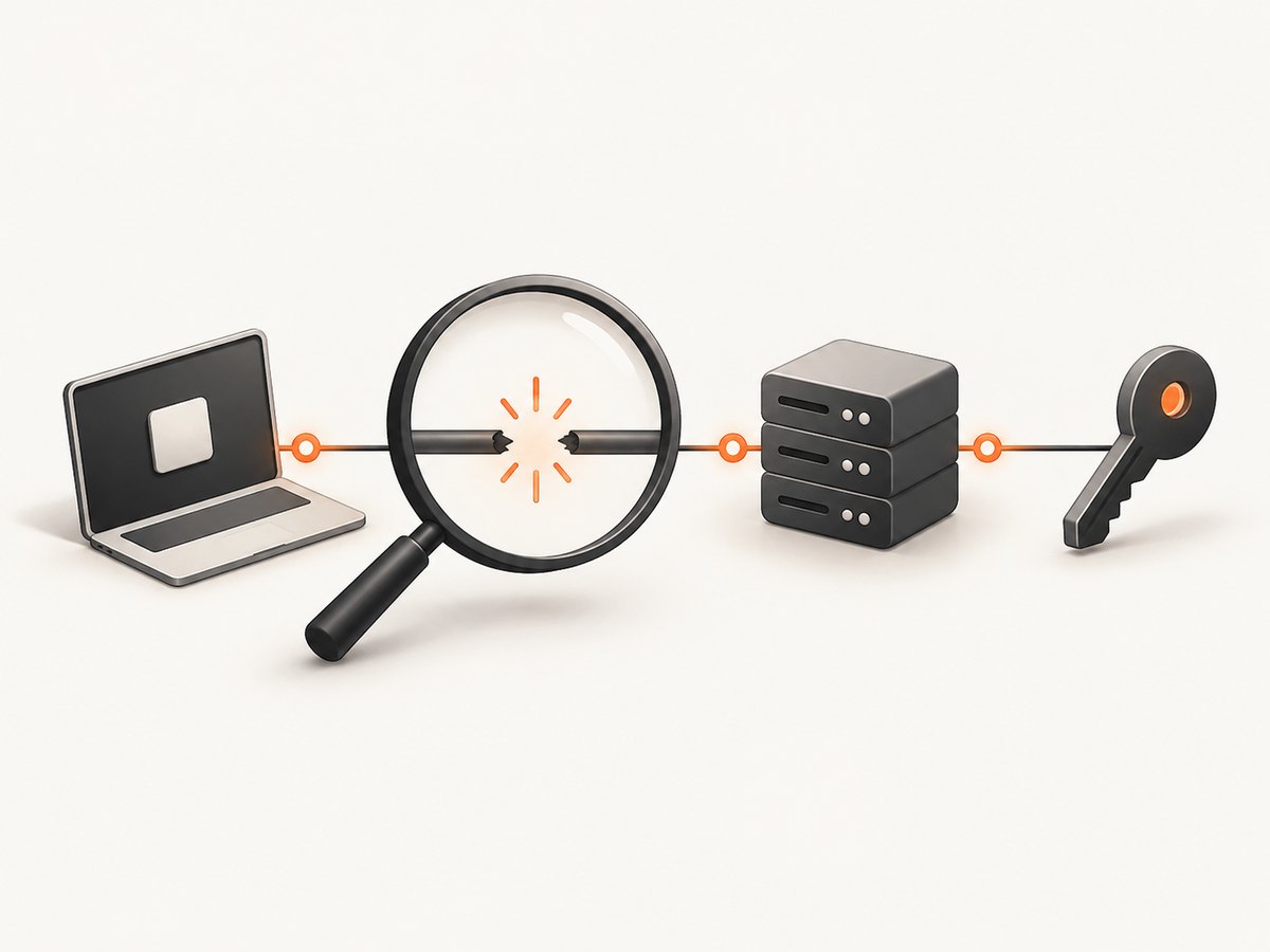 Use the client log to locate whether the failure is startup, transport, endpoint, or authentication.