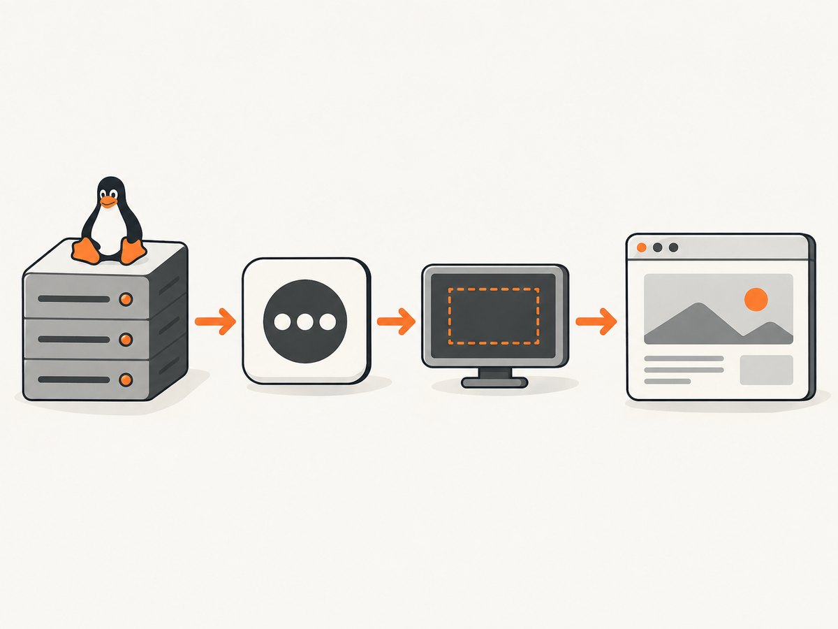 Cypress needs a reachable X11 display even when the browser runs headlessly.