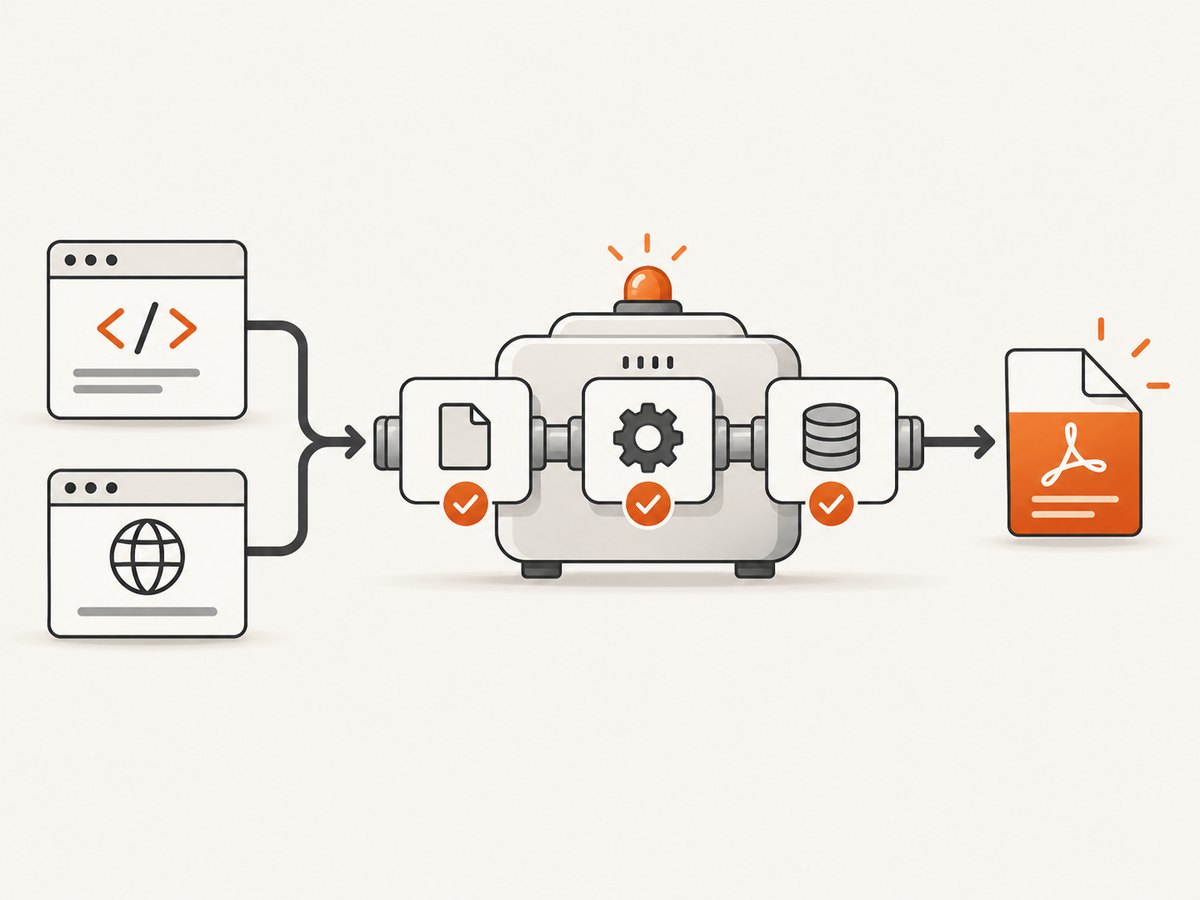 Validate the input, native runtime, and output mode in that order.