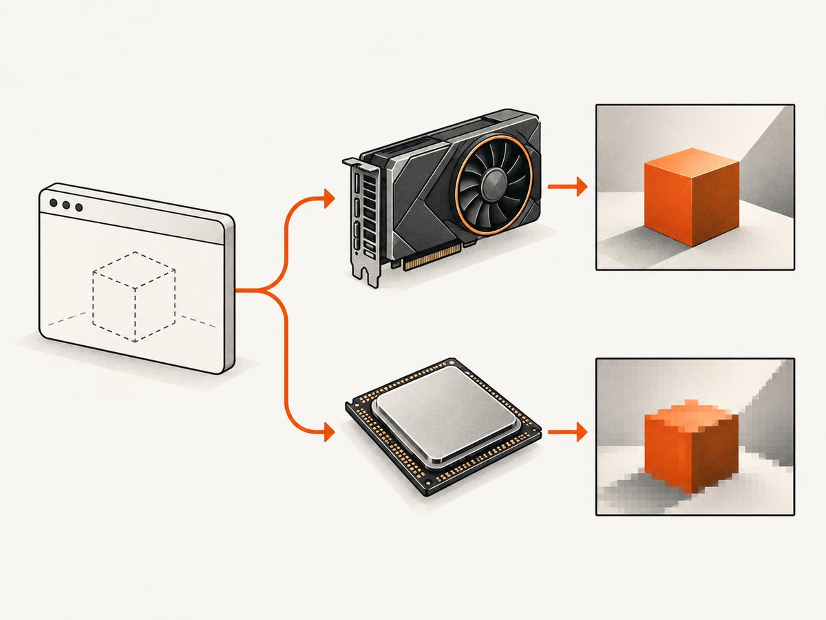 GPU visibility in Docker, graphics driver access, and Chromium initialization are separate checks.