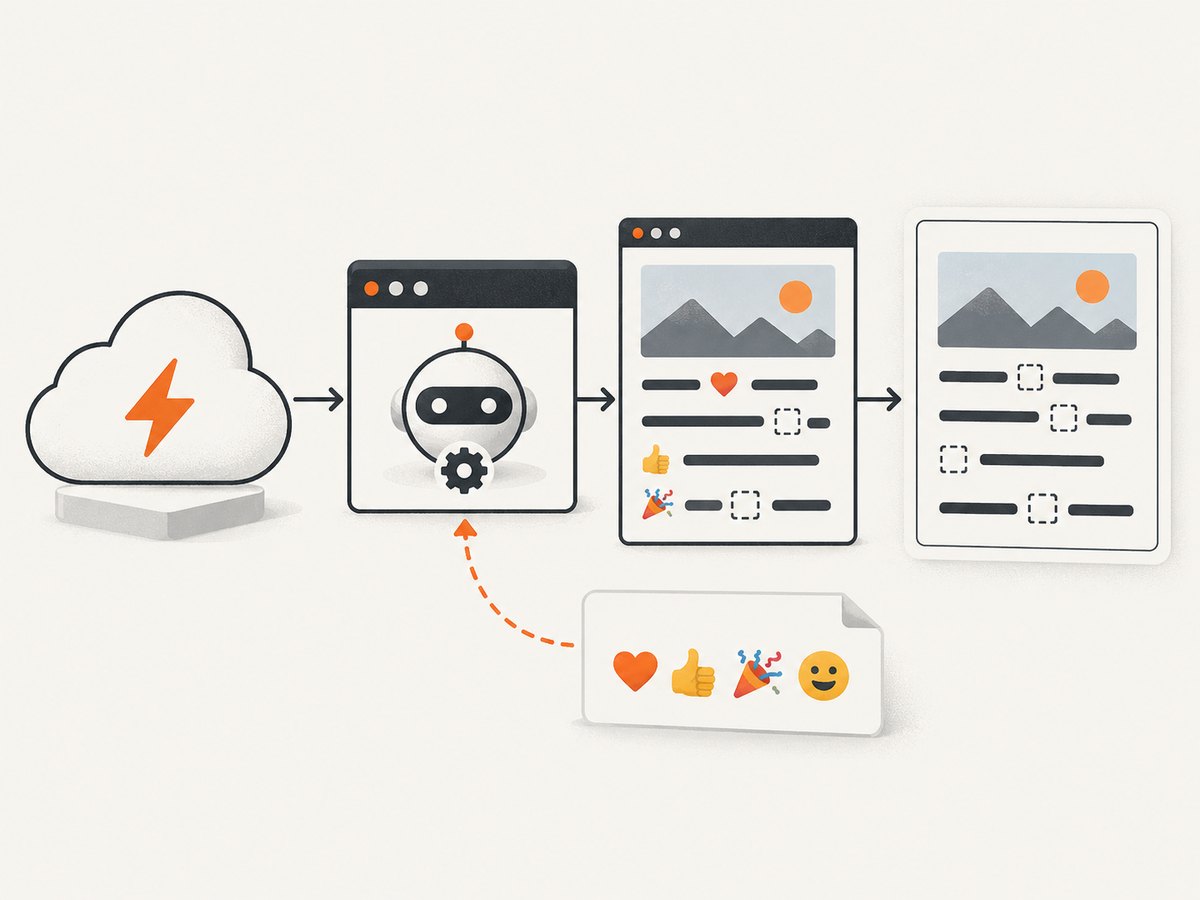 A successful browser launch and a missing emoji font are separate failure modes.