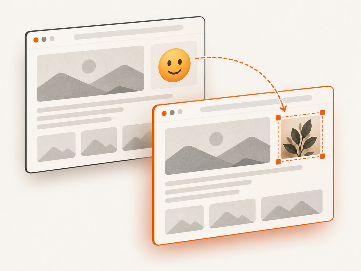 The onclone callback can make a targeted adjustment to the render copy without changing the live page.