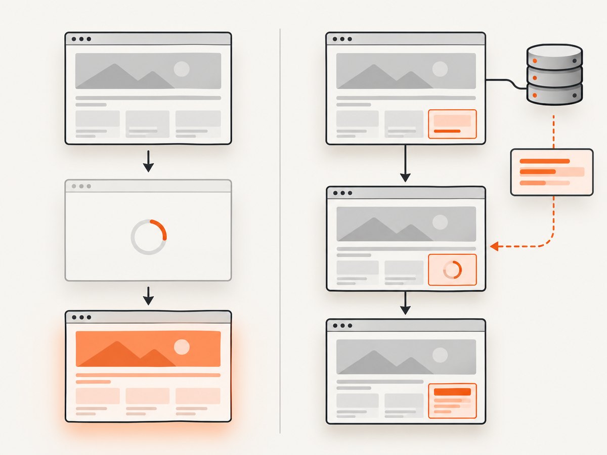 Choose a navigation, selector, request, or response wait based on the state your next step needs.