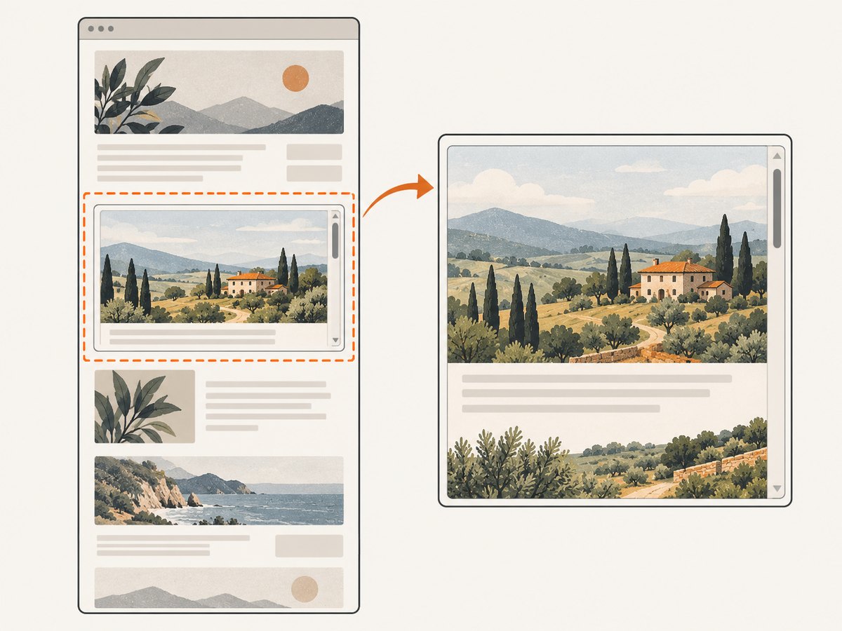 An independently scrolling iframe may need to be captured separately from the outer page.