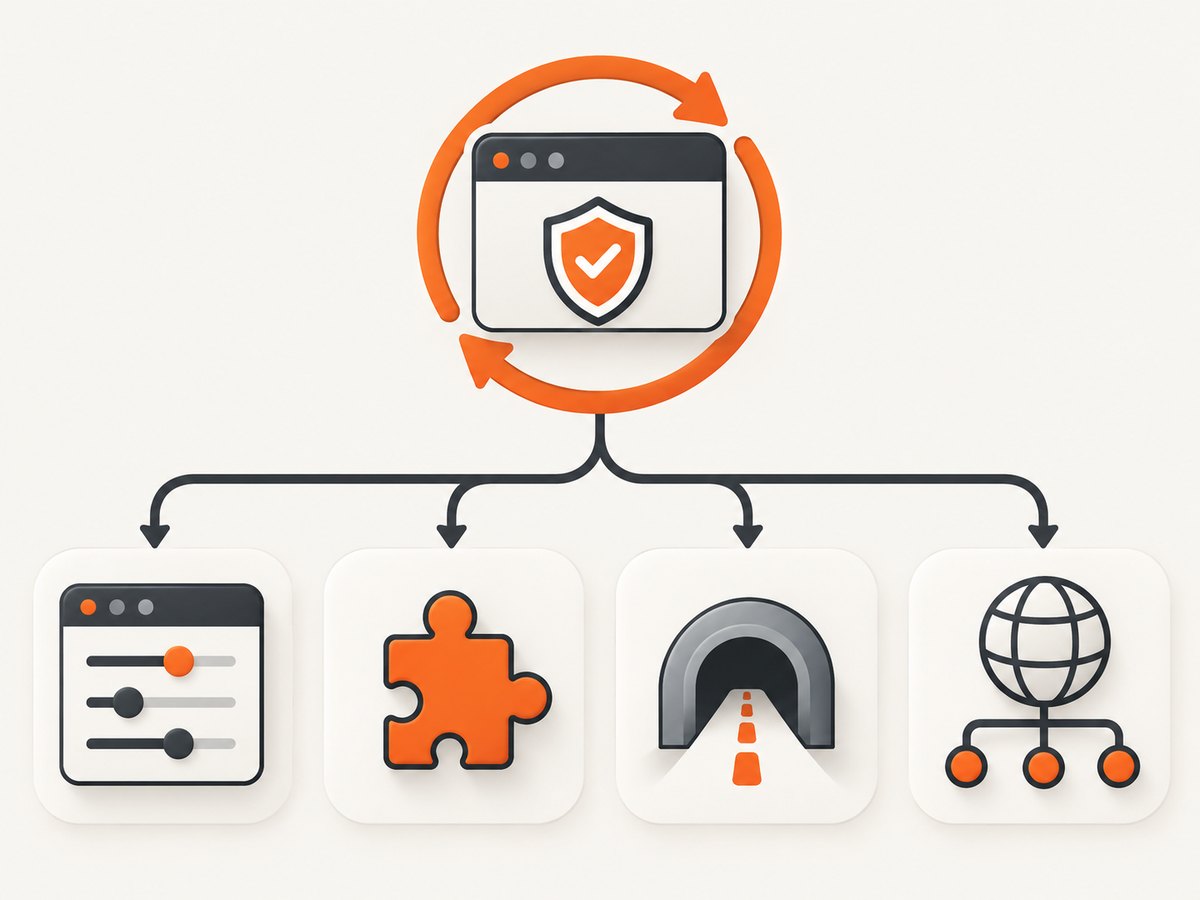 Test browser state, blockers, and network separately to find where the repeated security check fails.