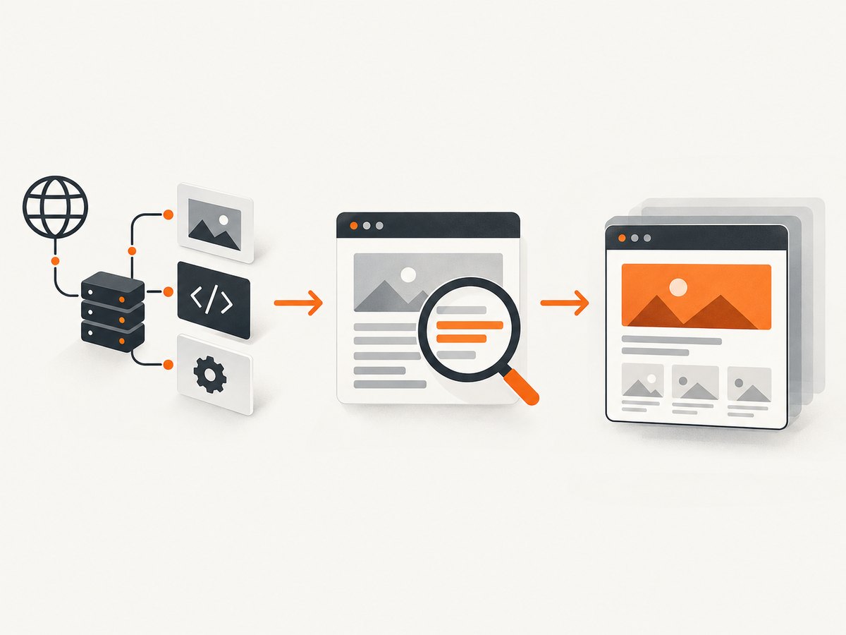 Check navigation, resources, and page content before trusting the rendered image.