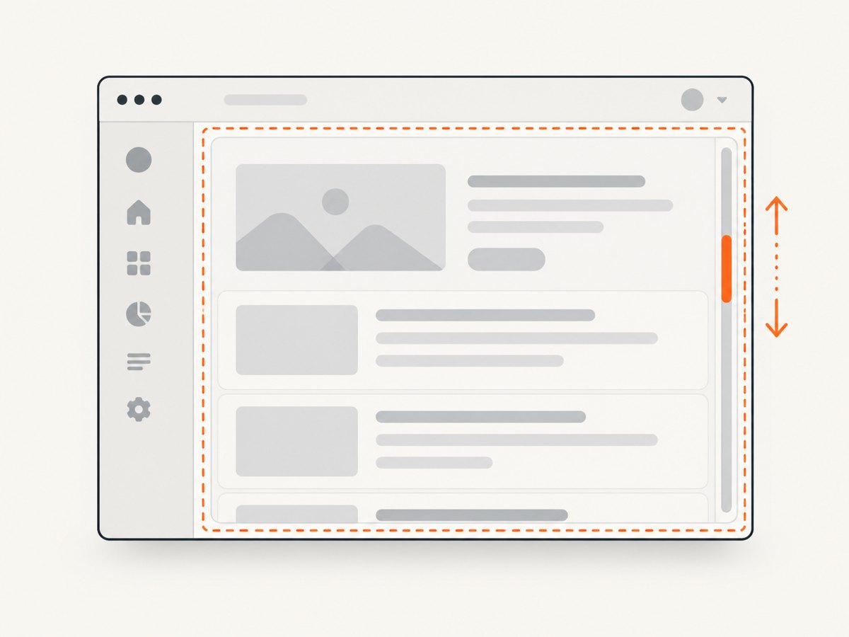 A nested scrollbar belongs to the panel, so scroll and clip that element directly.