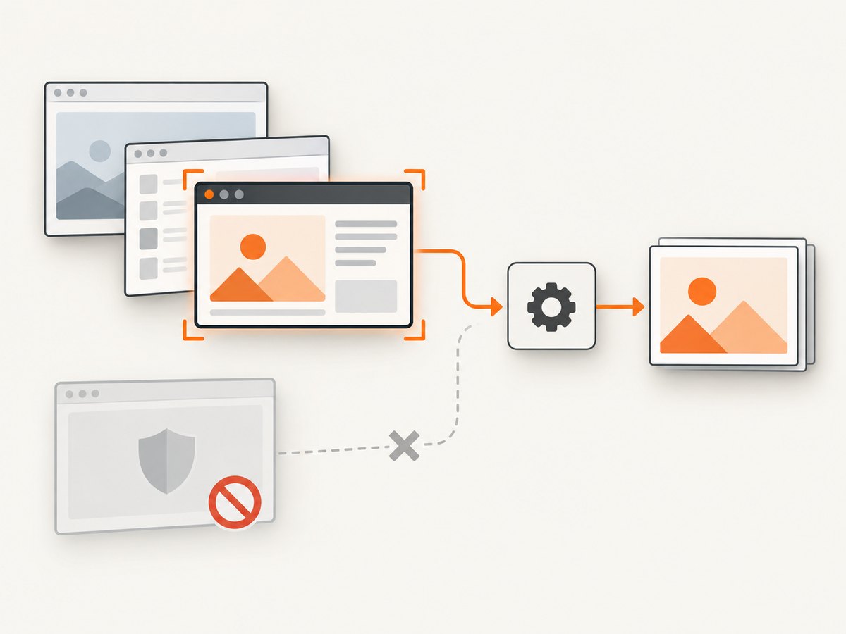 Choosing a specific HWND and checking capture protection narrows the diagnosis.