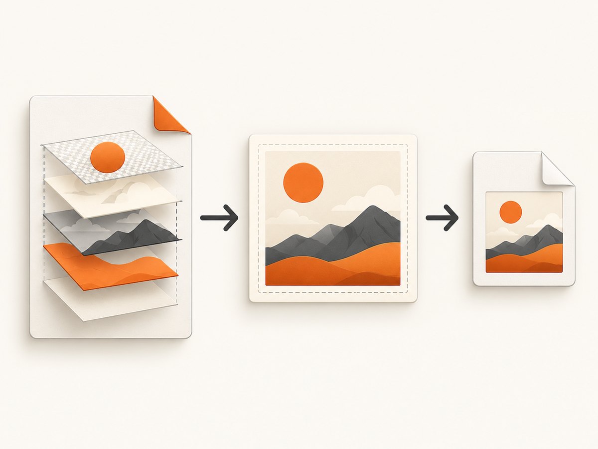 A PSD thumbnail depends on both embedded preview data and a file-browser handler.