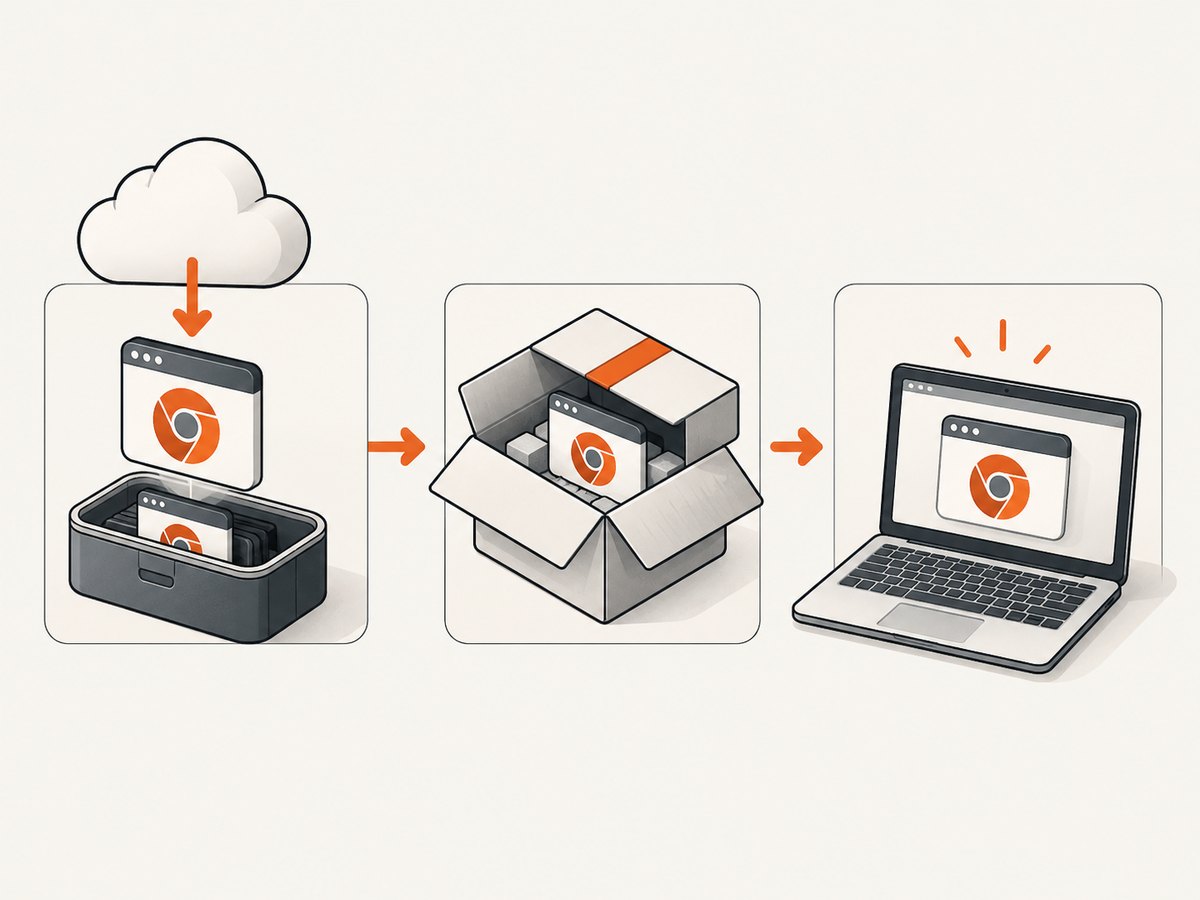 Puppeteer must install a compatible browser during the build and keep it available in the runtime filesystem.
