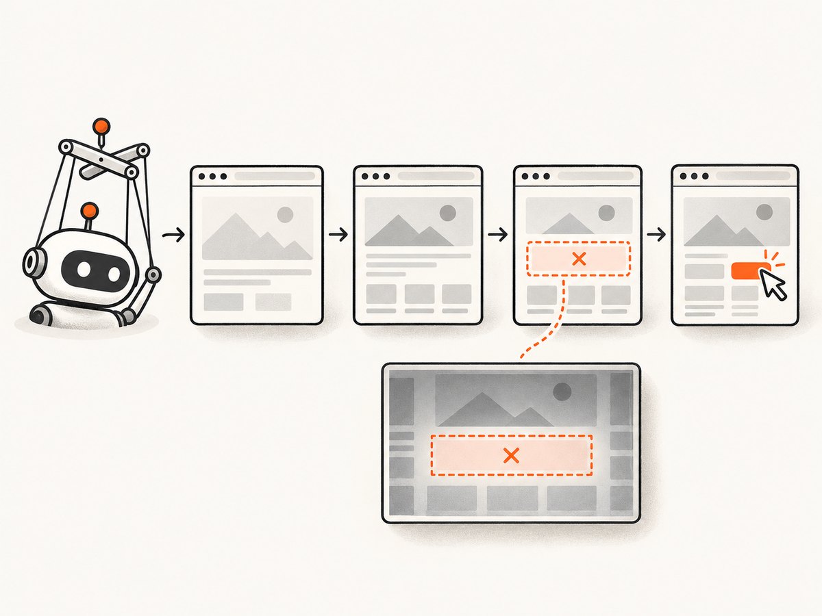 Trace the page state before changing a selector or timeout.