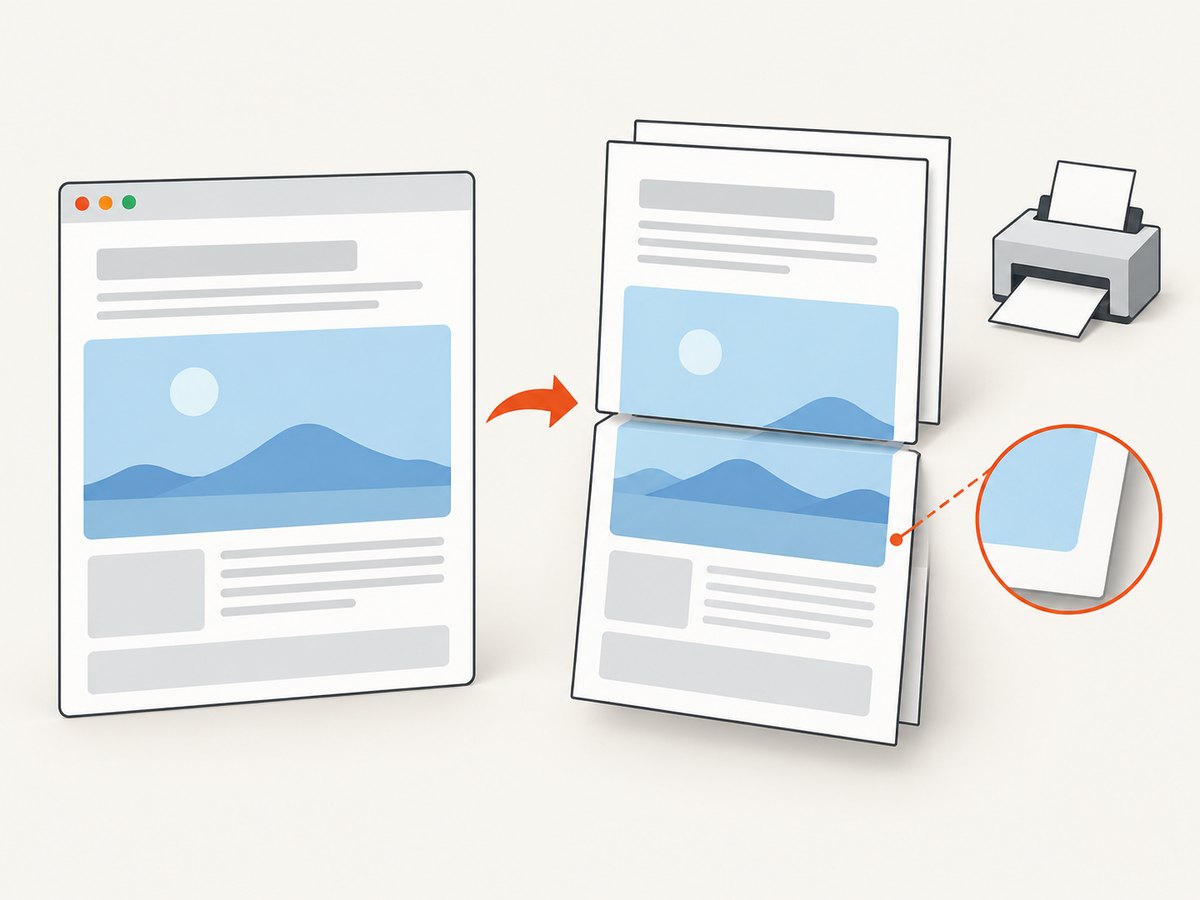 Print media, background printing, and page geometry all affect what appears in the PDF.