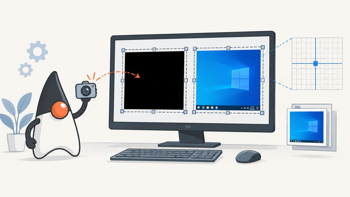 How to Fix Black Screens from Robot.createScreenCapture on Windows 8.1
