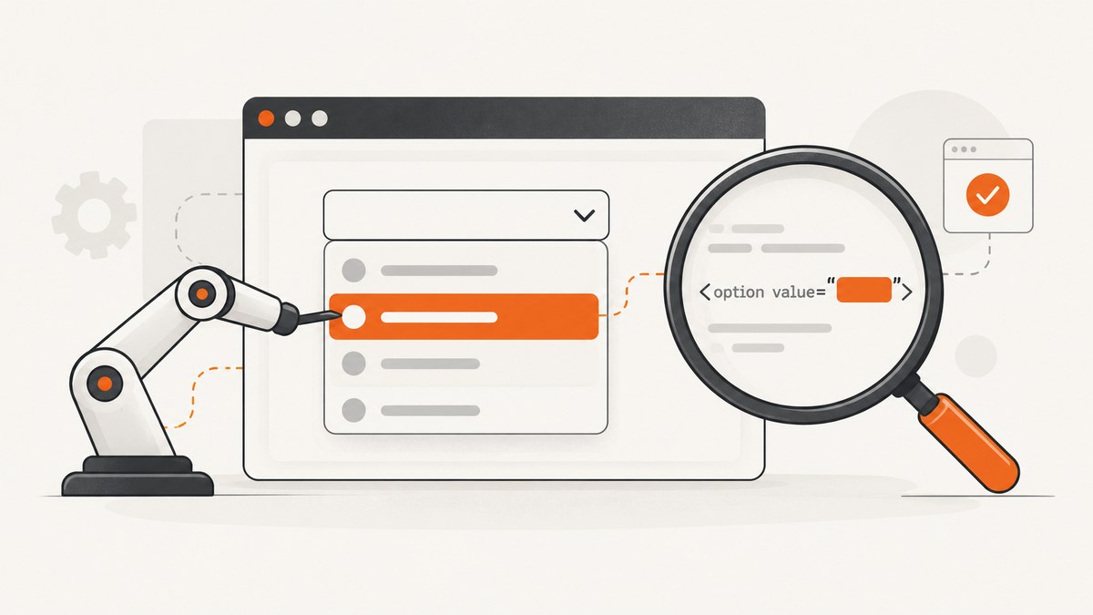 How to Fix Selenium selectByValue When It Does Not Select an Option