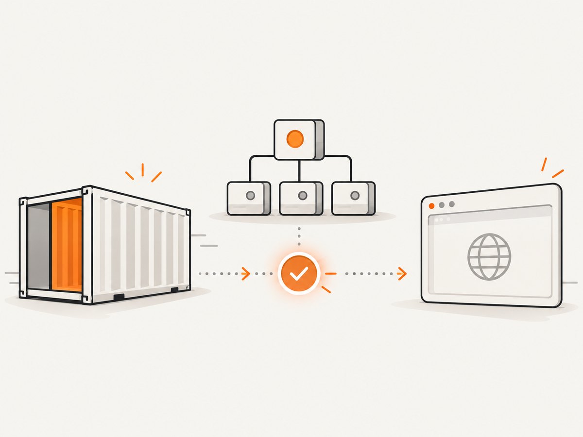 A running Docker container must become Selenium-ready before a client creates a browser session.