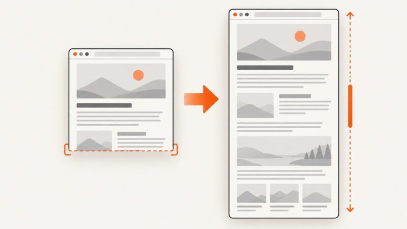 Fixing Cropping Issues in Website Screenshots