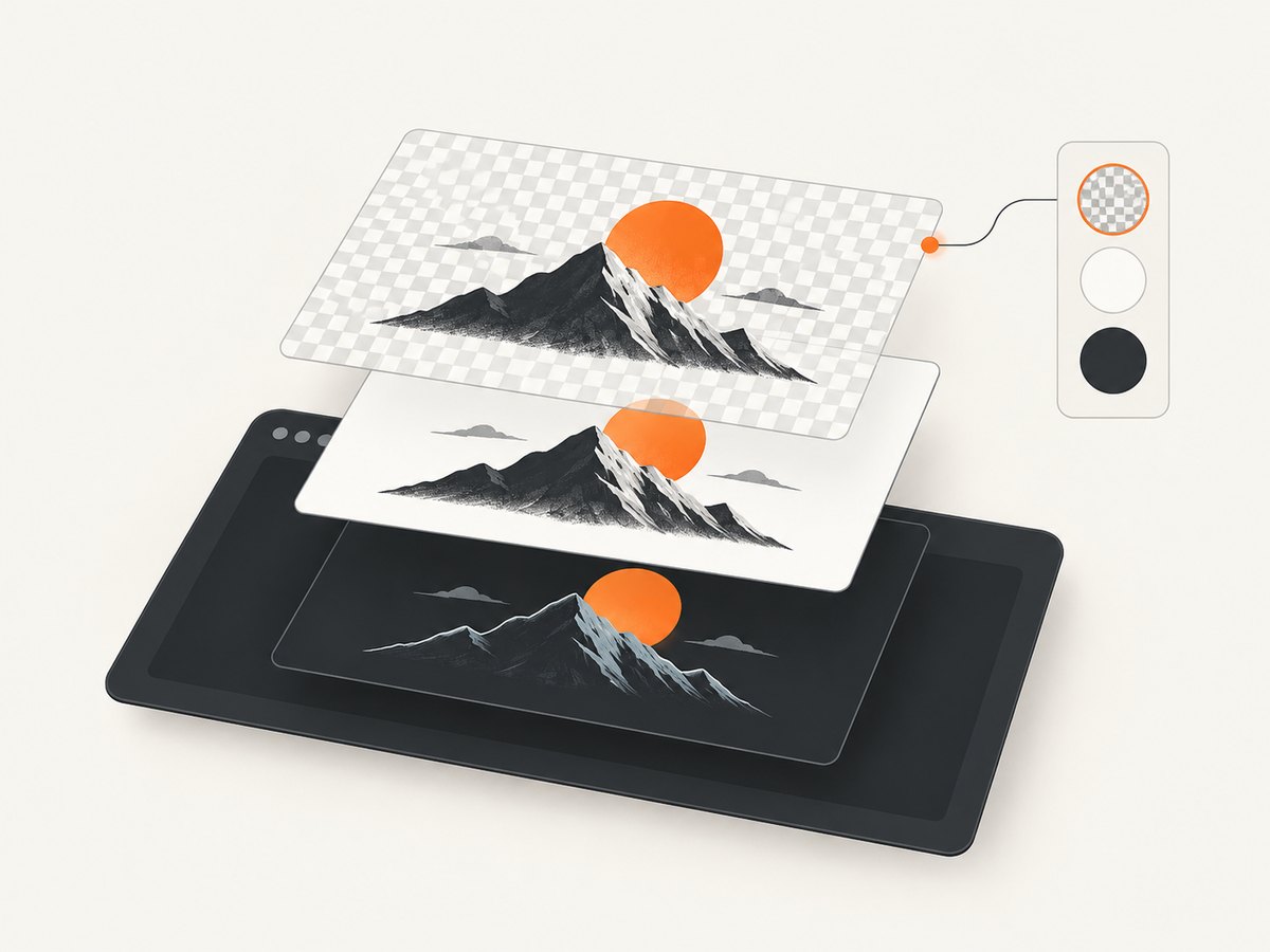 Transparent canvas pixels can reveal a different frame background during capture.