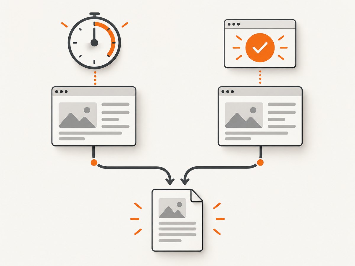 A fixed delay waits a set time; window.status waits for an explicit readiness signal.