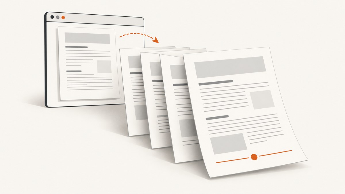 How to Add a Footer Only to the Last Page of an HTML Printout