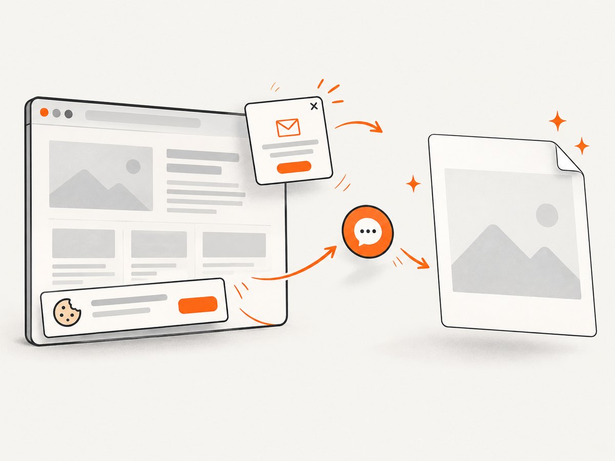 A clean screenshot can make a design review easier by removing common page overlays.