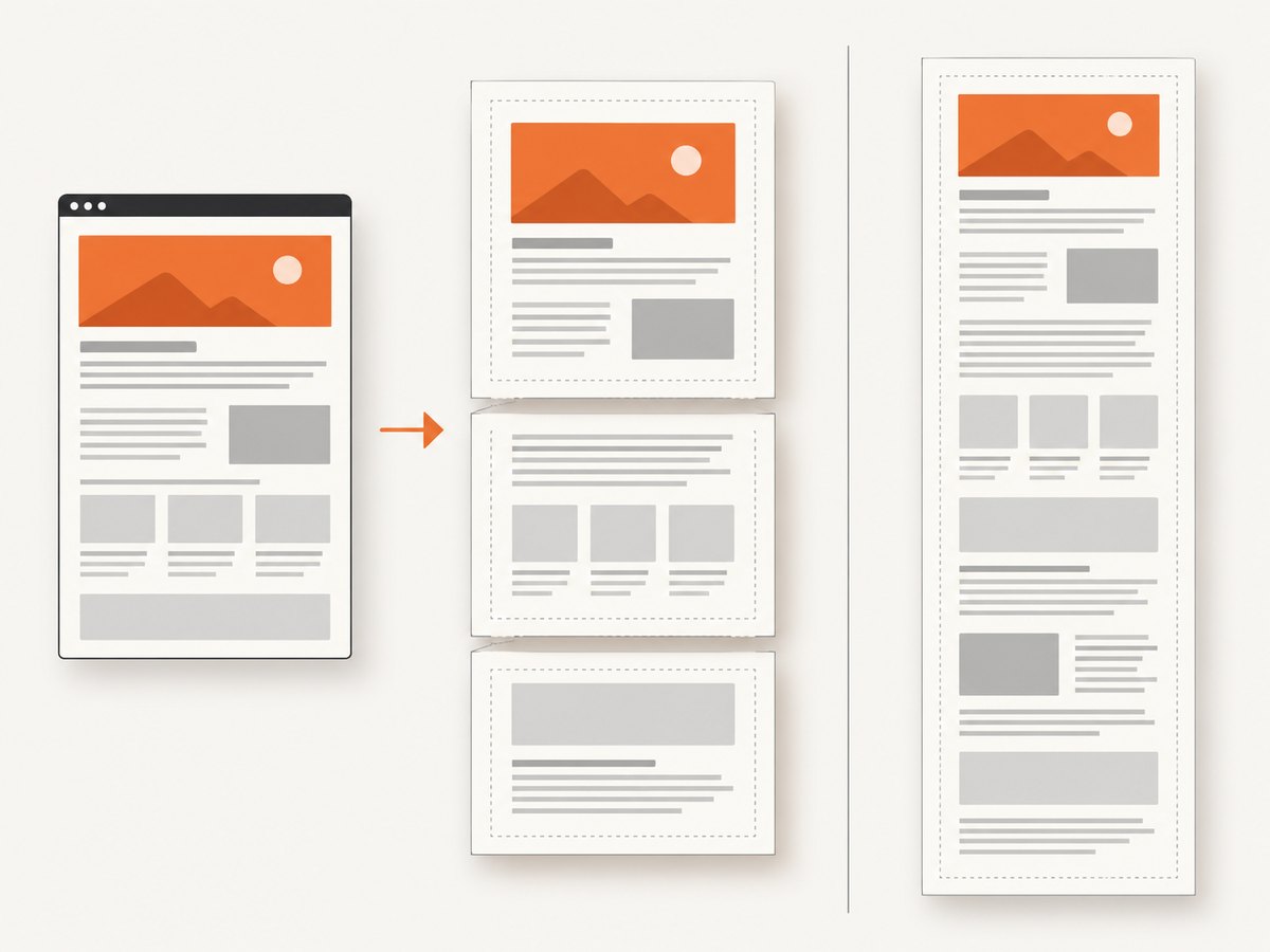 Check pagination and continuous-page support against the document format you need.