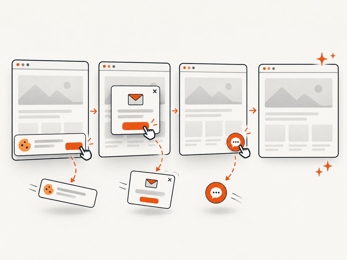 A clean capture pipeline can remove consent and distracting overlays before producing the image.