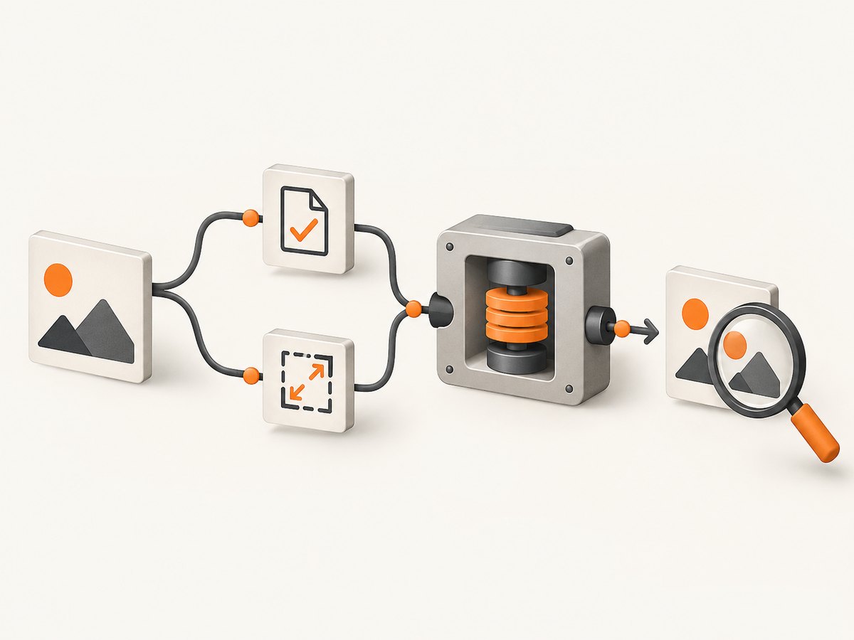 Choose a compressor by format, file limit and the quality you need.