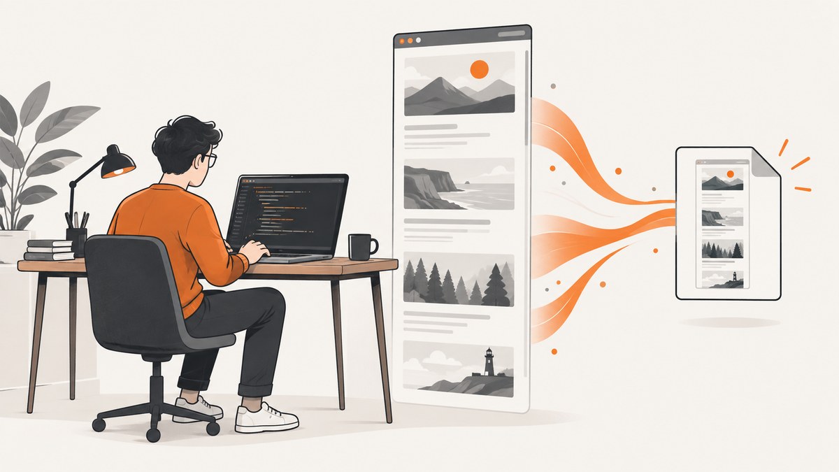 Generate a Full-Height Website Screenshot in Java
