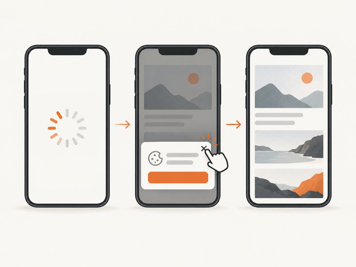 A clean capture removes obstructing overlays before producing the full-page image.
