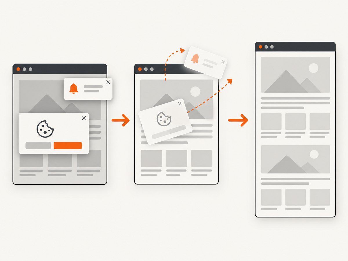 A full-page capture workflow waits for the page, removes overlays, and saves the complete document.