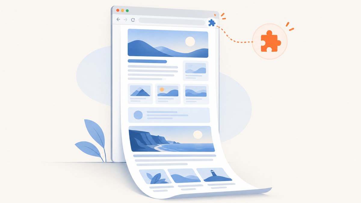 How to Take Full-Page Screenshots with an Edge Add-On
