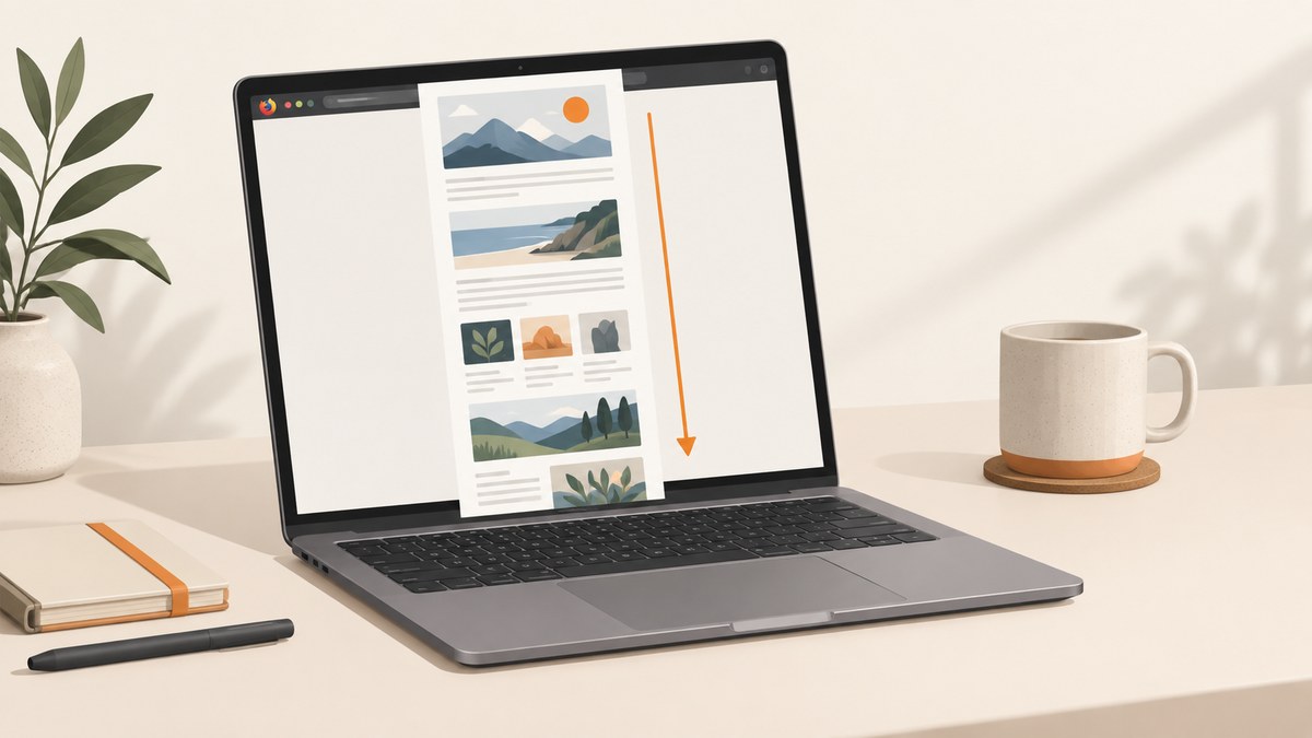 How to Take a Full-Page Screenshot in Firefox on Mac