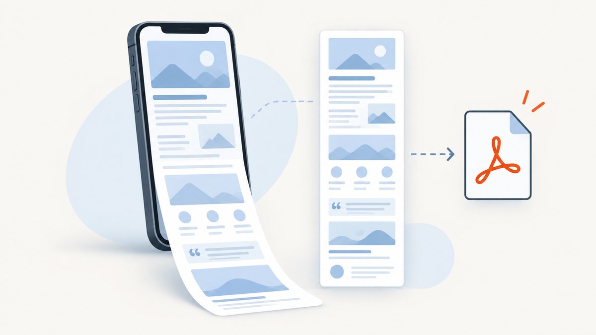 How to Take a Full-Page Screenshot on iPhone iOS 26