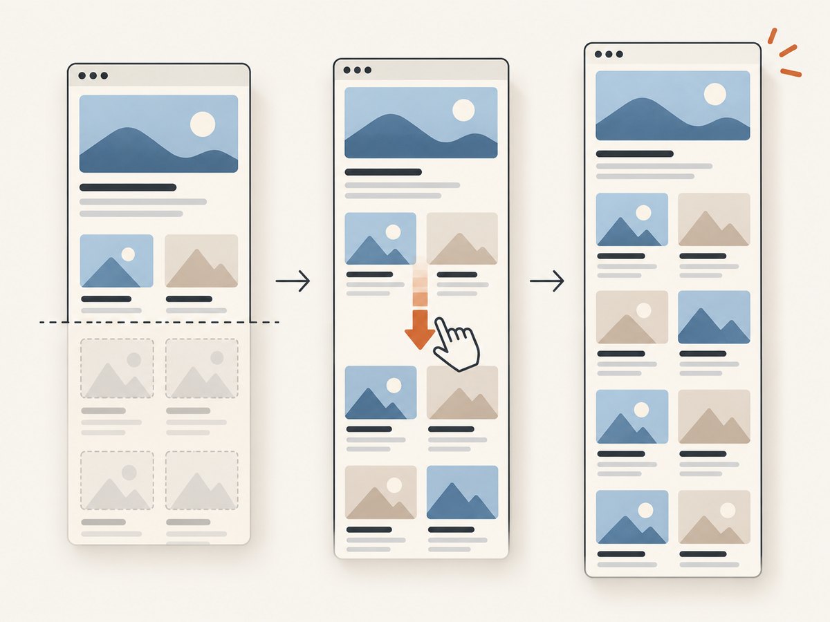 Full-page extent and content readiness are separate concerns; trigger lazy content and inspect the capture when needed.