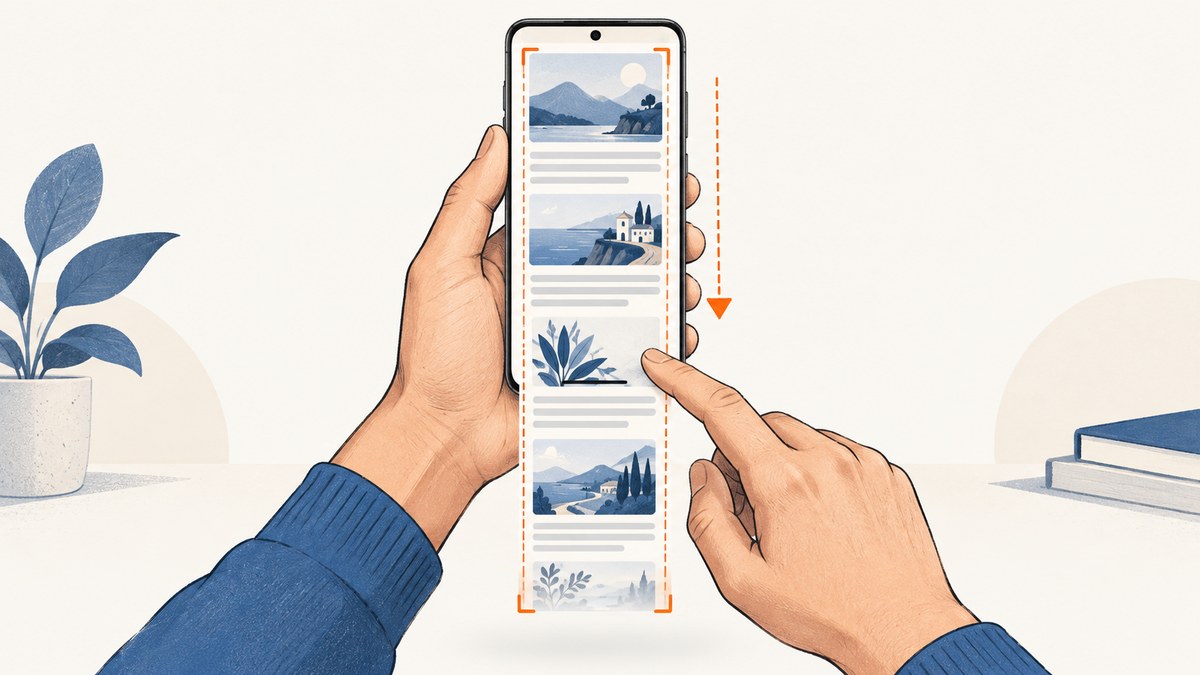 How to Capture a Full-Page Screenshot on a Samsung Android Phone