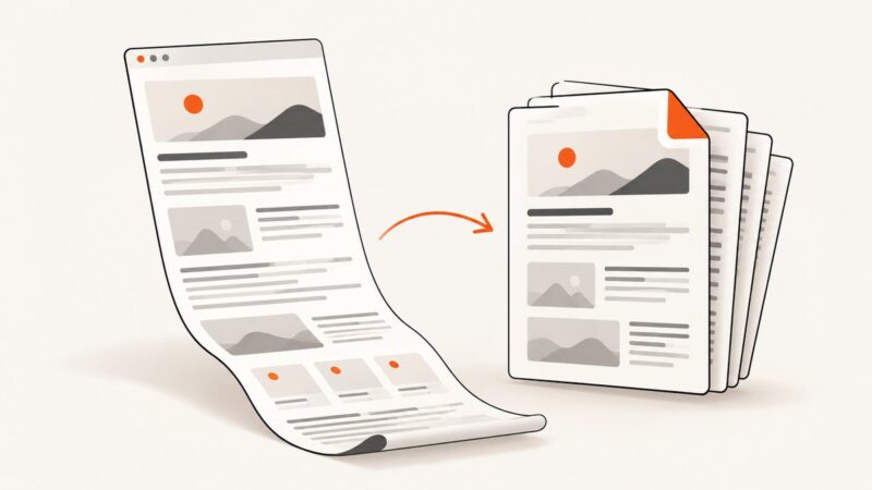 How to Capture a Full-Page Screenshot to PDF