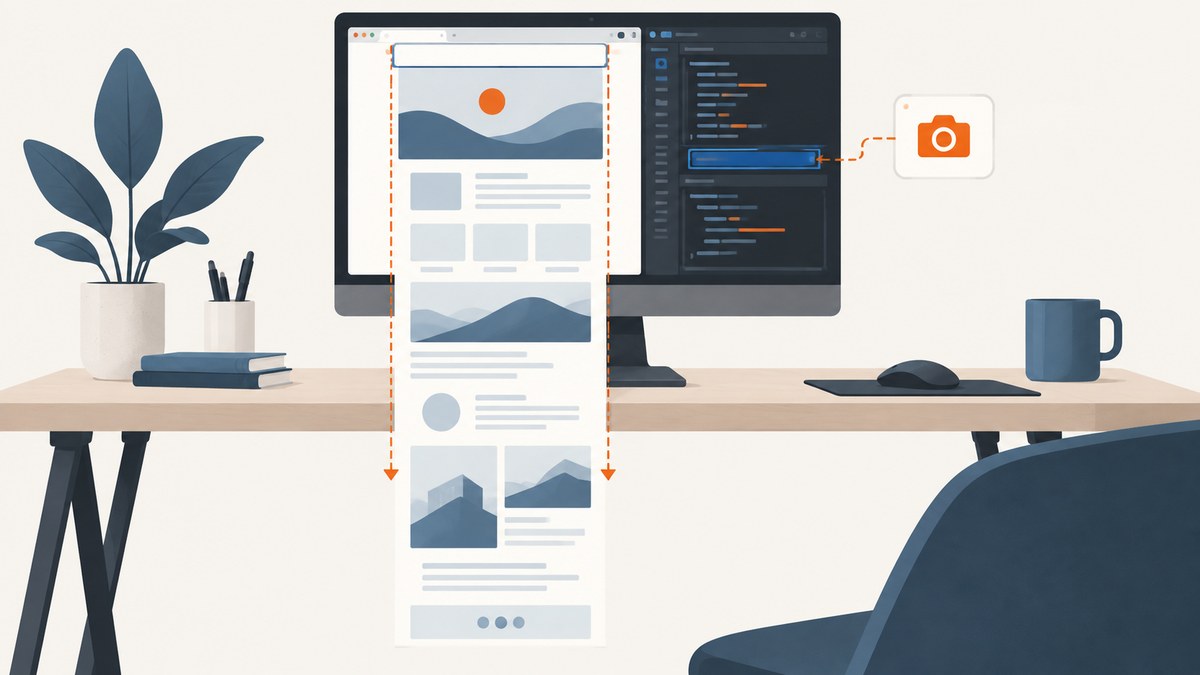How to Take Full-Page Screenshots from the Browser Console