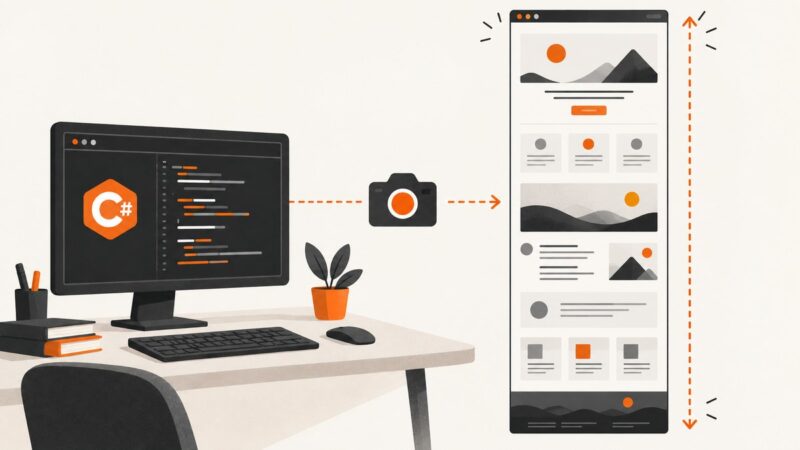 How to Take Full-Page Screenshots in C#