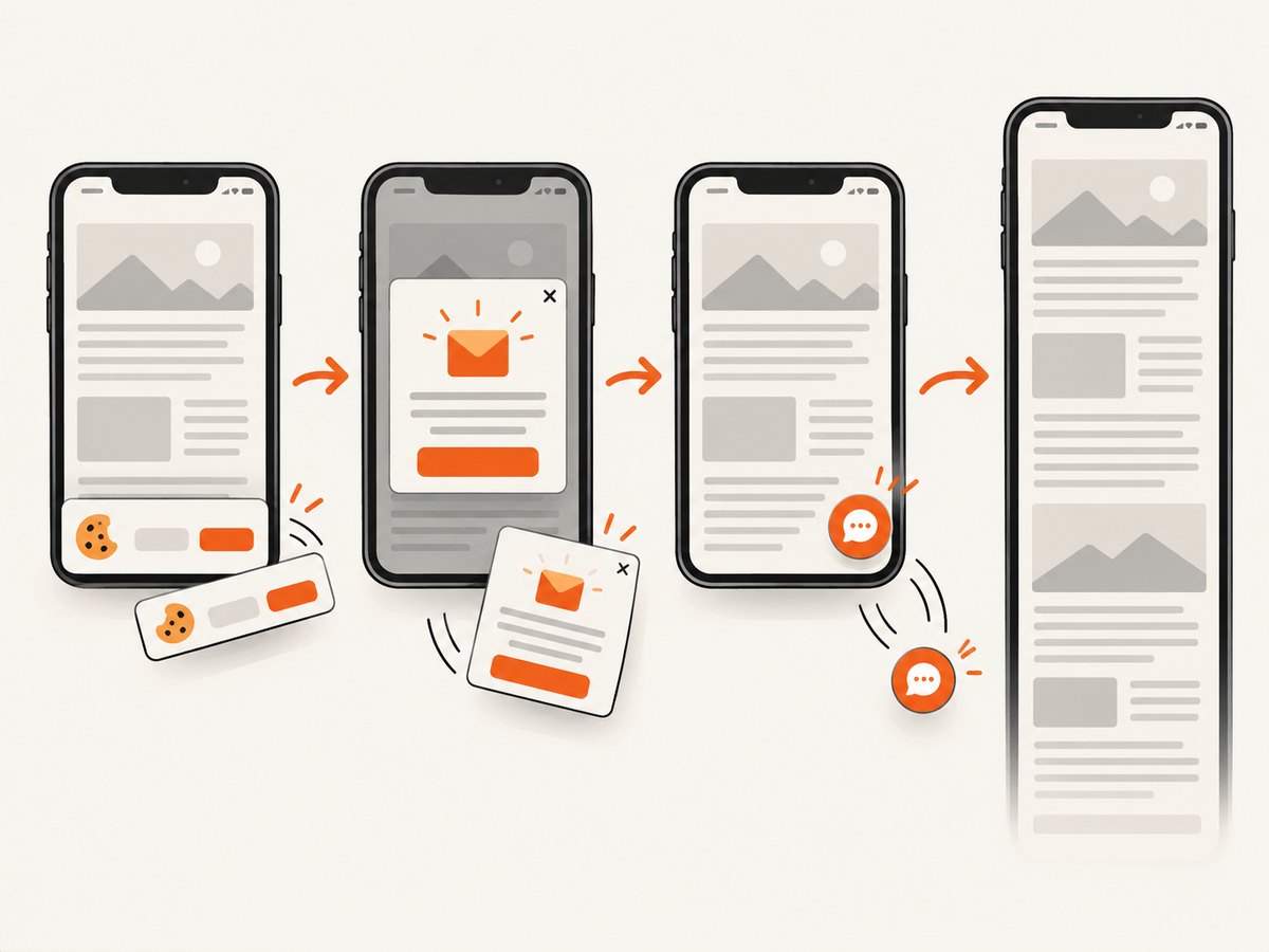 URL-based captures can clean common overlays before returning a website screenshot.