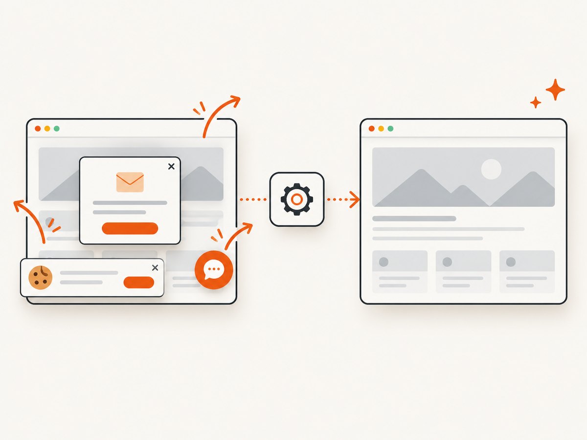 An API capture can clean common overlays before returning the image.