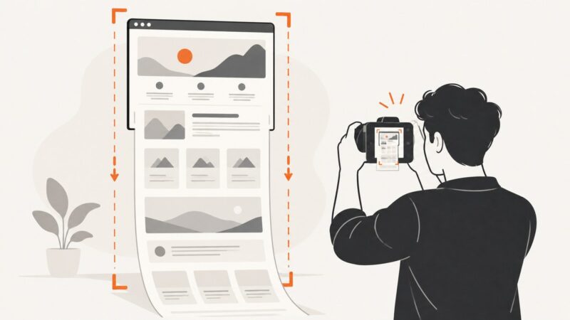 How to Take Full-Page Screenshots in WordPress