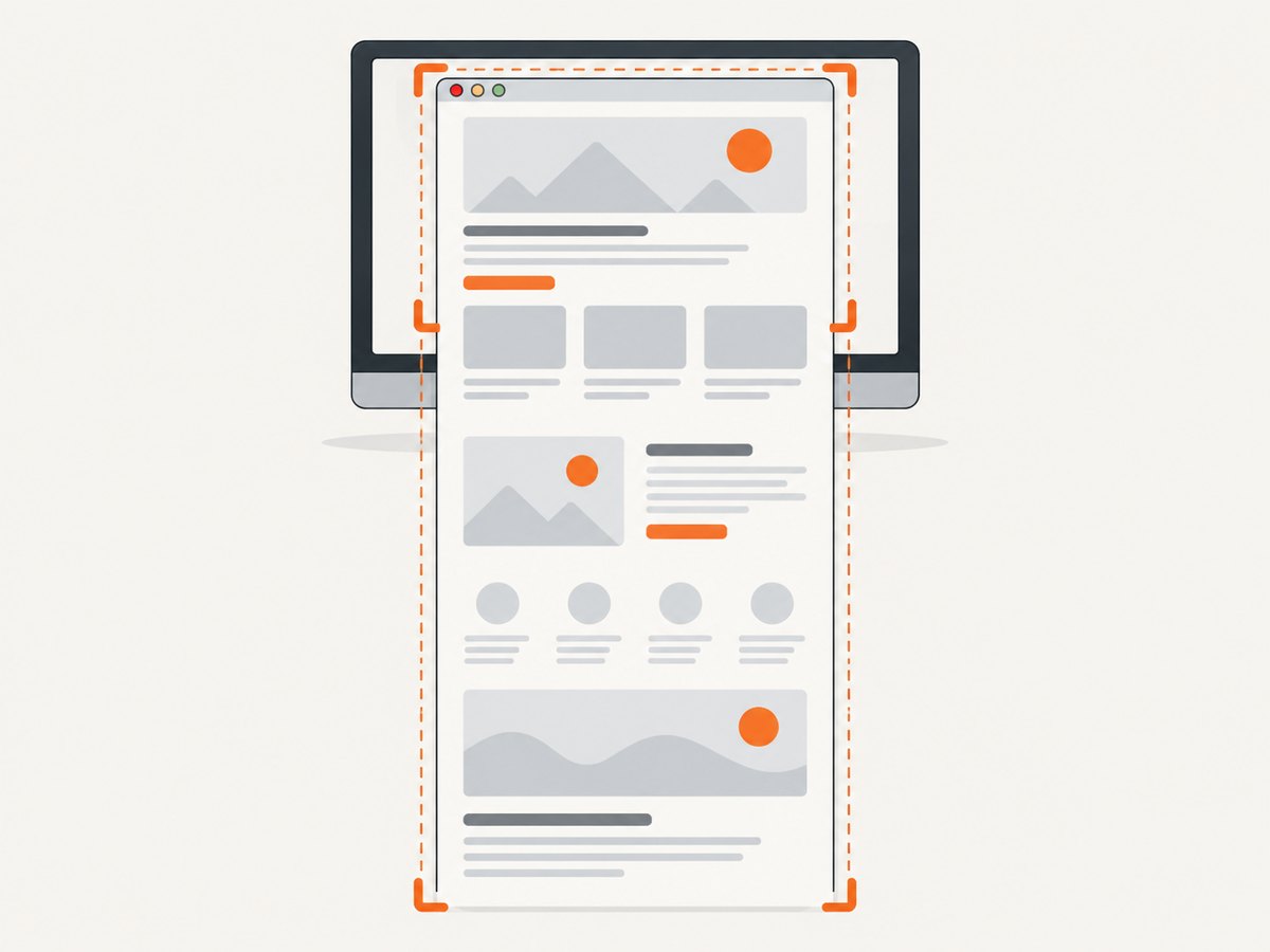 A full-page capture includes content below the browser viewport in one image.