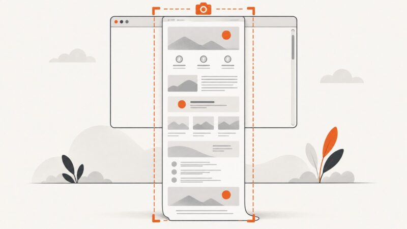 Full-Page Website Screenshots: 4 Methods Compared