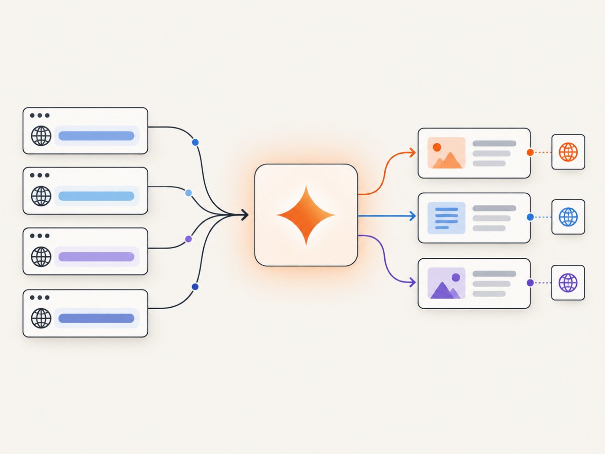 URL Context reads the pages you explicitly provide and returns fields you can validate.