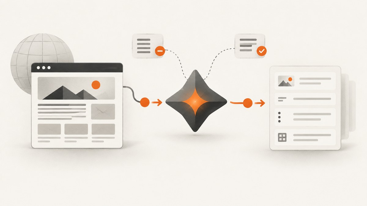 Gemini AI Web Scraping in Python: Fetch, Then Extract
