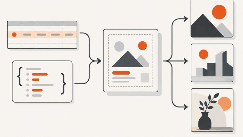 How to Generate Graphics Automatically From Templates